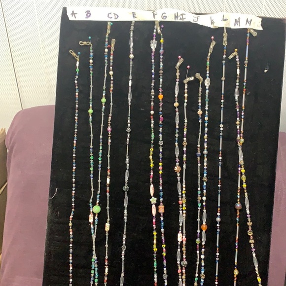 Handmade ONE OF A KIND BEADED EYE GLASS CHAINS - Picture 2 of 6
